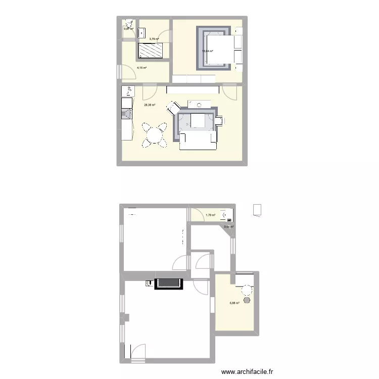 Braine 145k. Plan de 