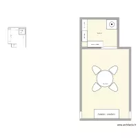 Plan 2D salle de stockage