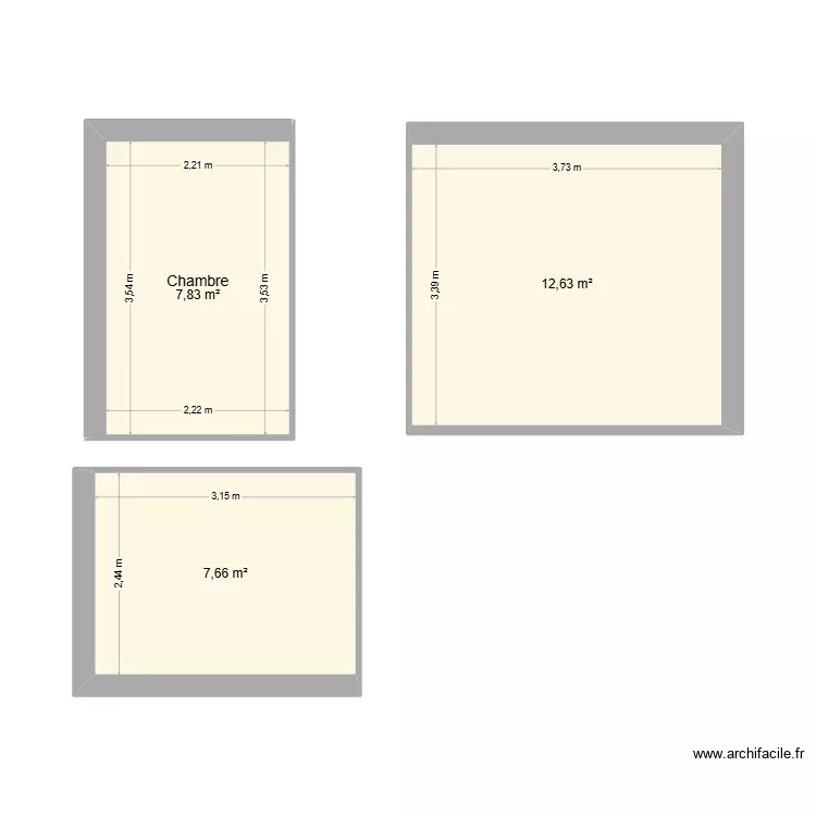Champigny sur Marne Etage. Plan de 3 et 28 m² Champigny sur Marne Etage. Plan de 3 et 28 m²