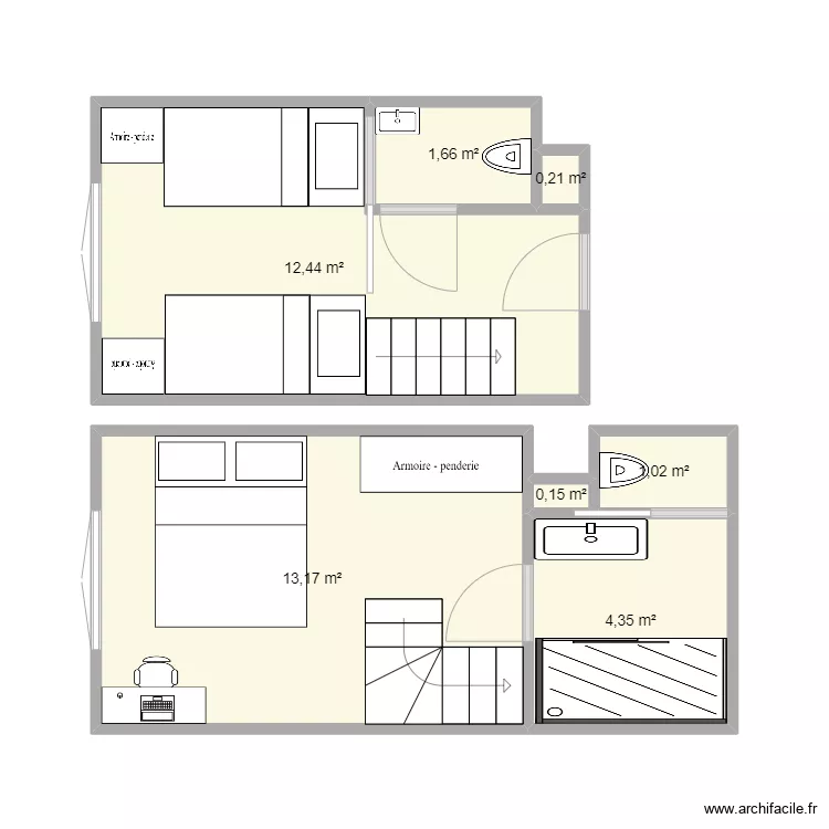 Saint Ouen V2 Souplex. Plan de 