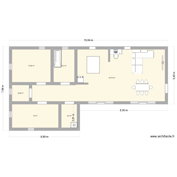 plan 2. Plan de 0 pièce et 0 m2