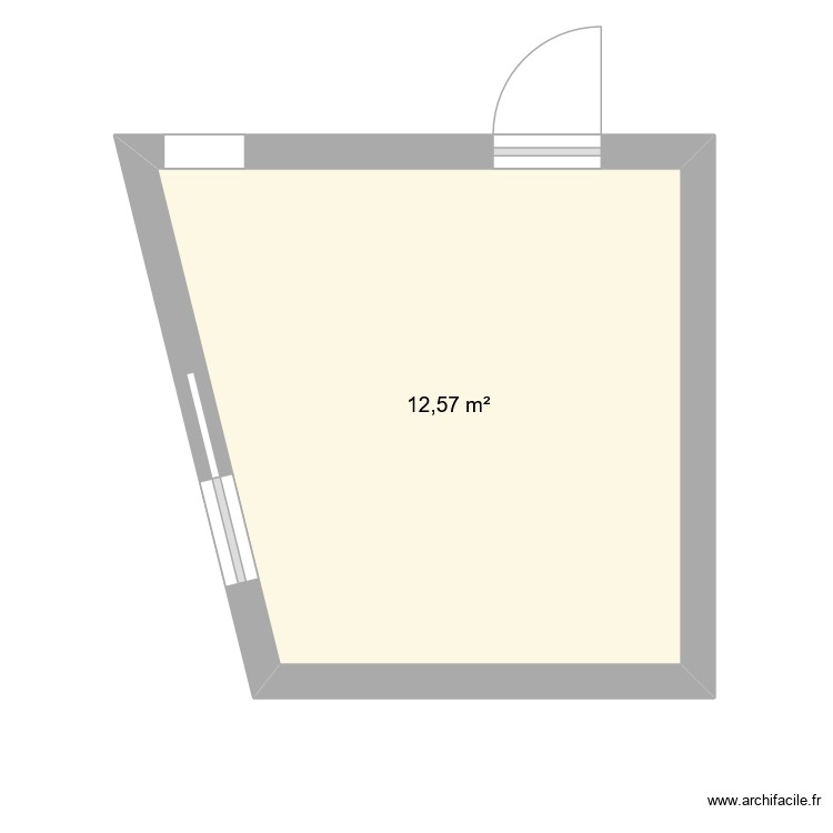 Studio barbier. Plan de 0 pièce et 0 m2