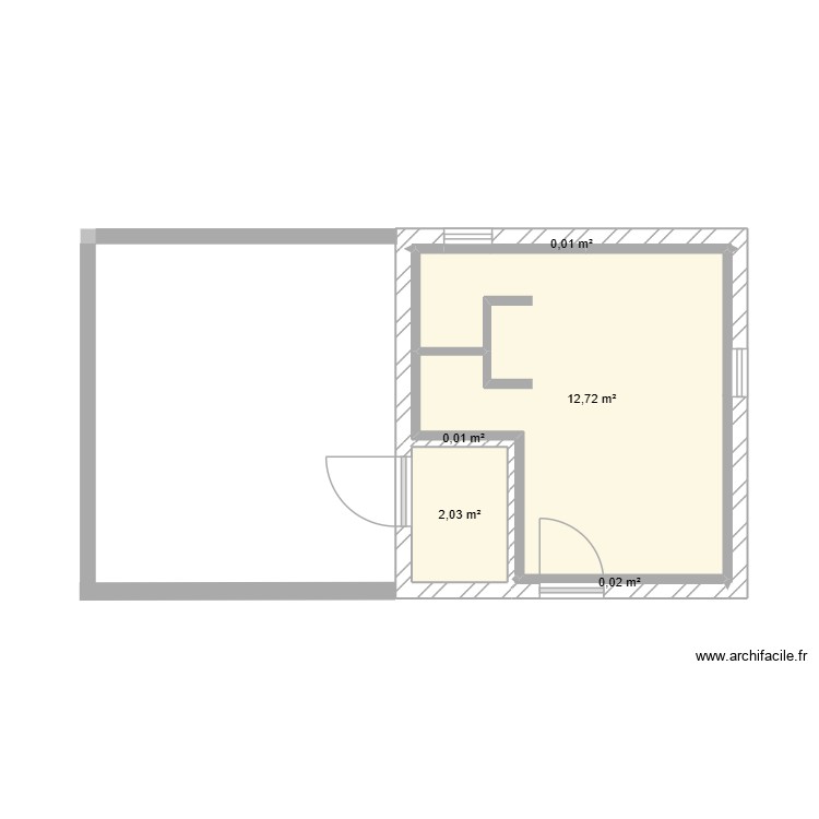 Plan pool-house. Plan de 0 pièce et 0 m2