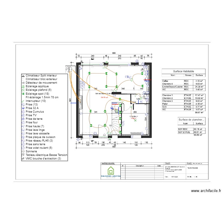 BENYKHLEF RDC VERSION 2. Plan de 0 pièce et 0 m2