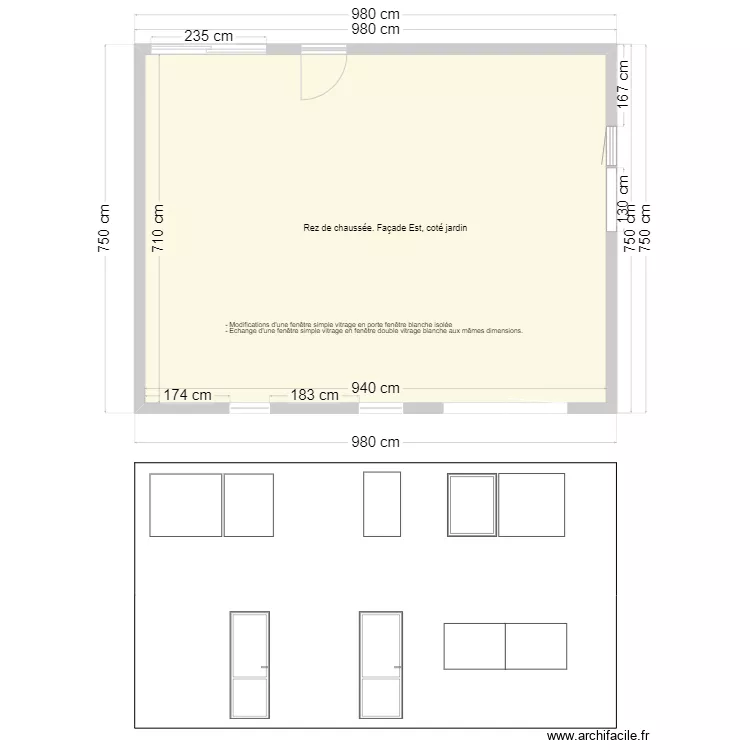 Nouveau plan p&eacute;riph&eacute;rique 32 A Ribot. Plan de 