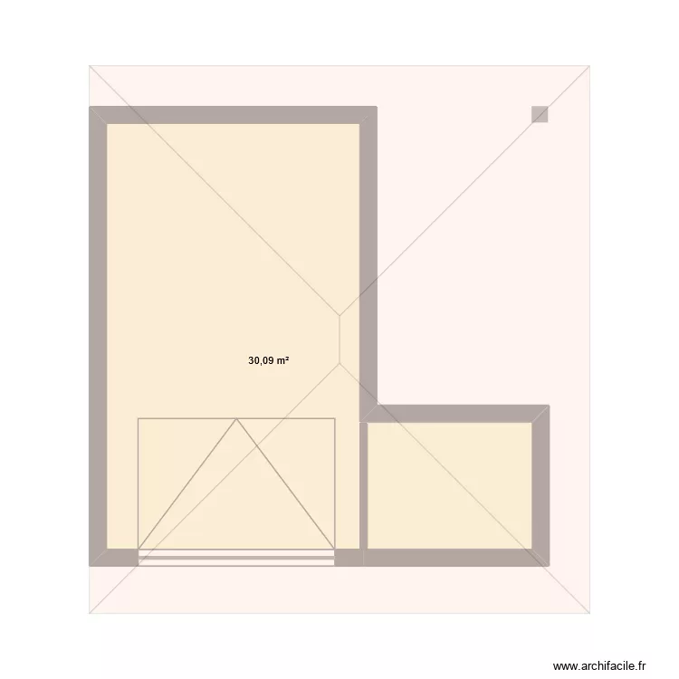 POOL. Plan de 1  et 30 m²