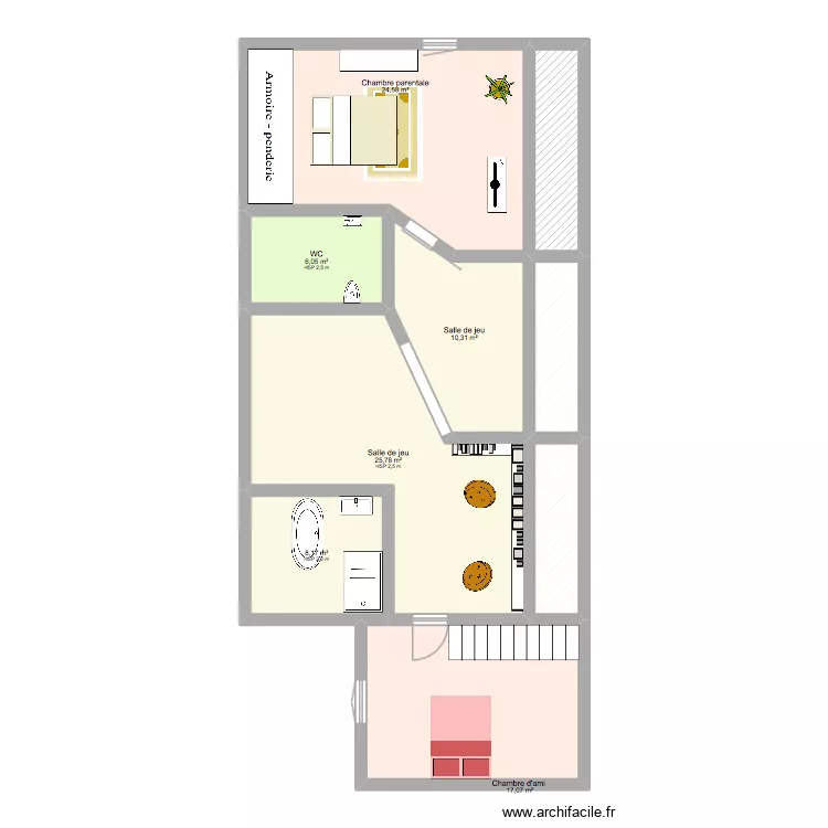 Plan combles. Plan de 