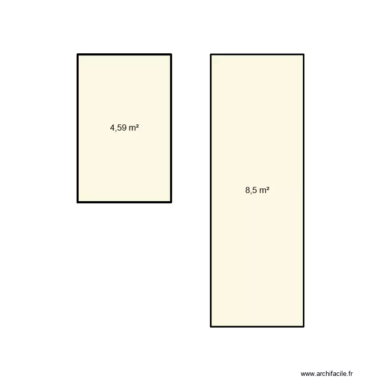 Jardin. Plan de 2 et 13 m² Jardin. Plan de 2 et 13 m²