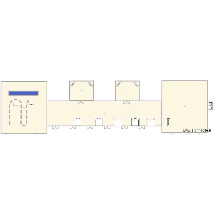exposition heritages. Plan de 7 pièces et 2220 m2