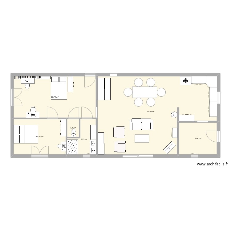 laiterie. Plan de 0 pièce et 0 m2