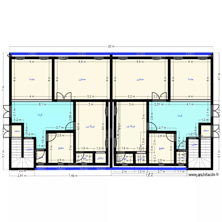 Plan 20X11.5. Client 36 77 00 33.. Plan de 23 et 188 m² Plan 20X11.5. Client 36 77 00 33.. Plan de 23 et 188 m²