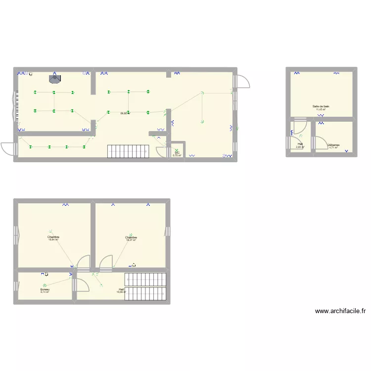 maison Ham. Plan de 