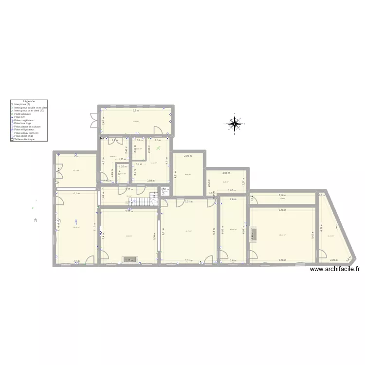 CROZE ELEC. Plan de 17 et 262 m² CROZE ELEC. Plan de 17 et 262 m²