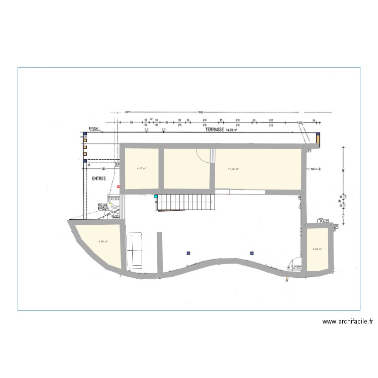 RDC SRC. Plan de 0 pièce et 0 m2