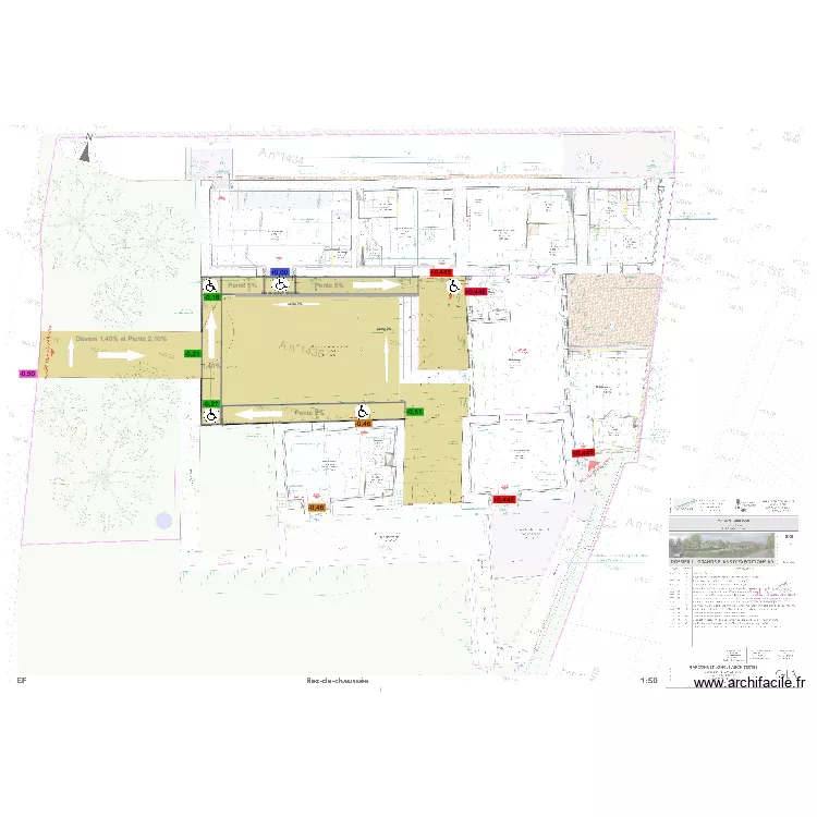 Saint Donan relevé Topo. Plan de Saint Donan relevé Topo. Plan de
