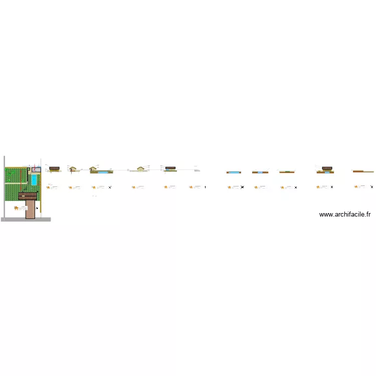 pool house complet 3. Plan de 3  et 342 m²