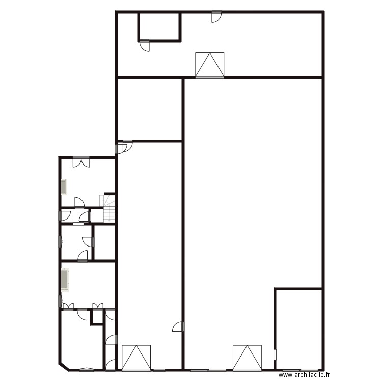 RANSIJN. Plan de 26 pièces et 861 m2