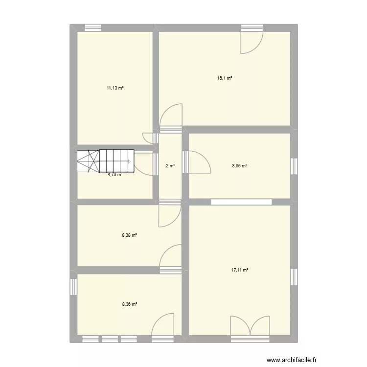 RDC. Plan de 8 et 76 m² RDC. Plan de 8 et 76 m²
