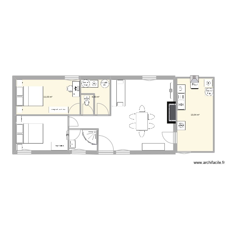 claude 2. Plan de 0 pièce et 0 m2