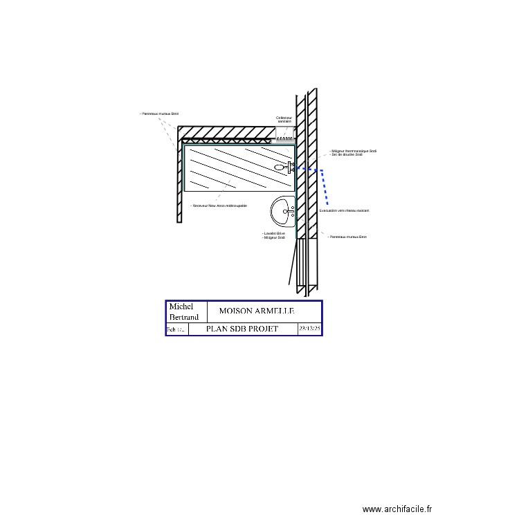 MOISON PLAN PROJET. Plan de 0 pièce et 0 m2
