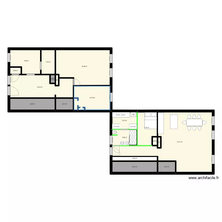 Plan Dumont d'urville V1. Plan de 
