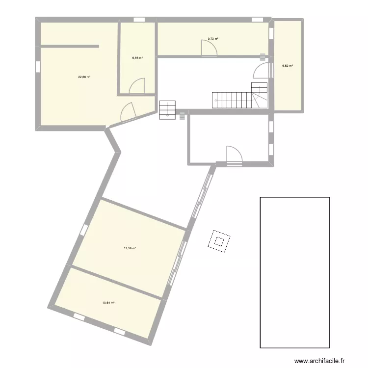 renovation1. Plan de 6 et 74 m² renovation1. Plan de 6 et 74 m²