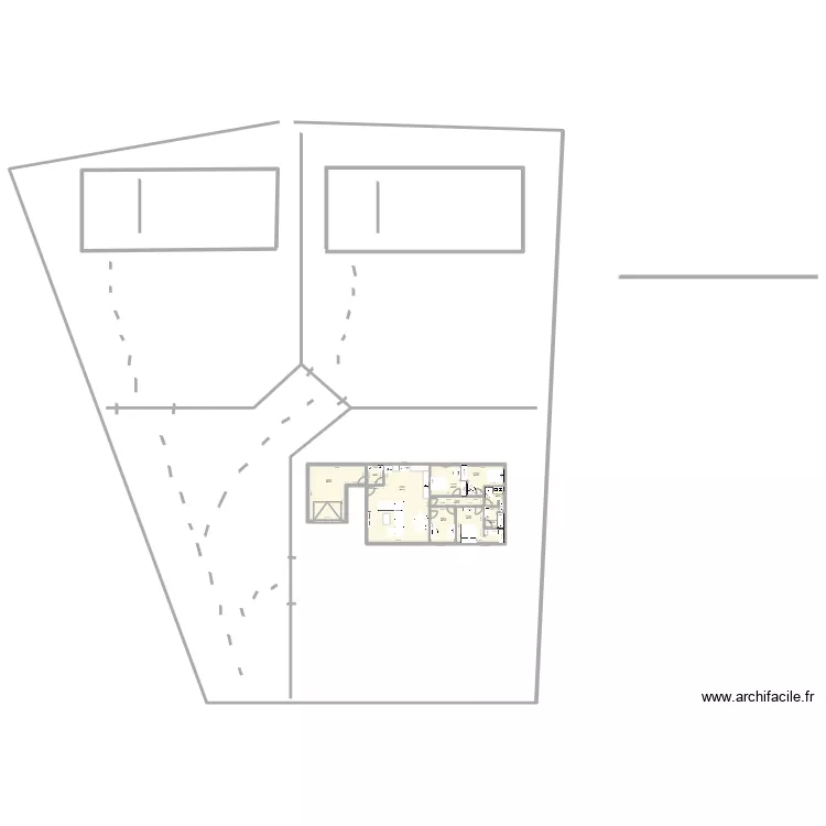 terrain + maison x 3. Plan de 10 et 152 m² terrain + maison x 3. Plan de 10 et 152 m²