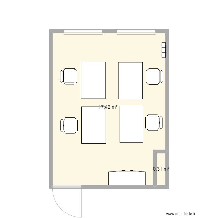 BUREAU ETINCELLE. Plan de 0 pièce et 0 m2