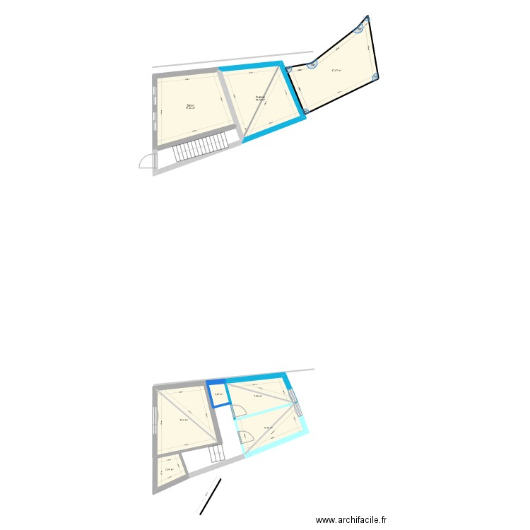 Chloe 3a. Plan de 8 pièces et 86 m2