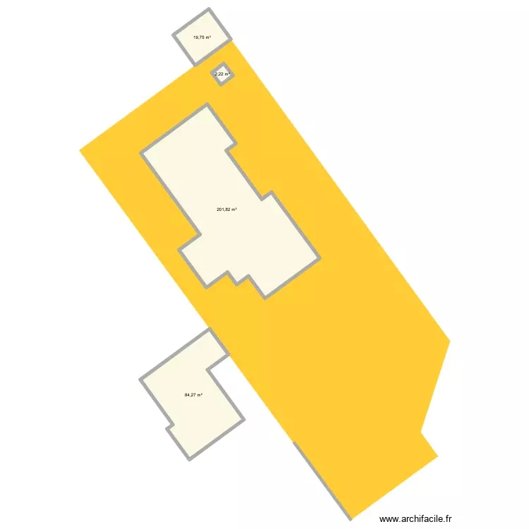 NV EXT. Plan de 4 Pièces et 308 m² NV EXT. Plan de 4 Pièces et 308 m²