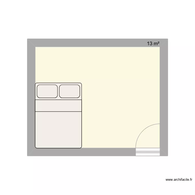 1er. Plan de 1 et 13 m² 1er. Plan de 1 et 13 m²