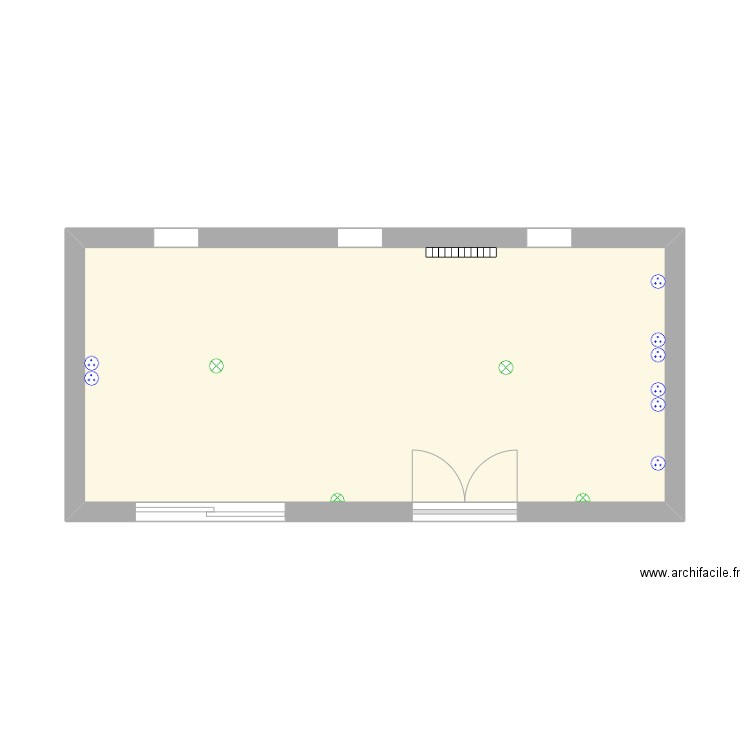 DungLinh. Plan de 1 pièce et 26 m2