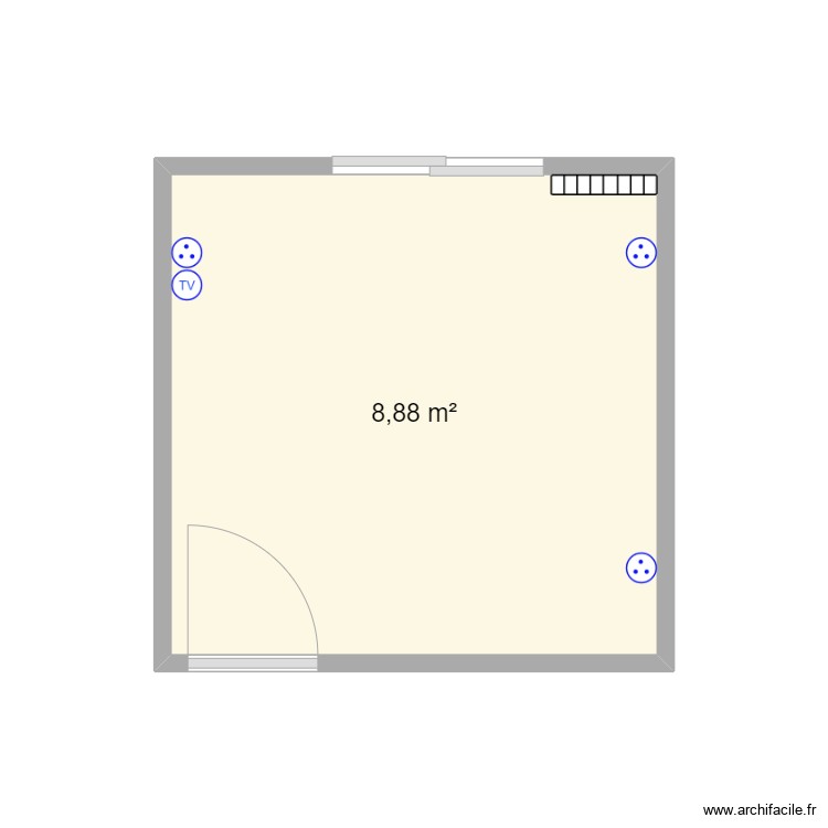 Chambre Paul St Malo. Plan de 0 pièce et 0 m2