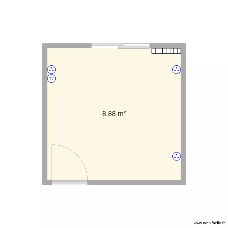 Chambre Paul St Malo. Plan de Chambre Paul St Malo. Plan de