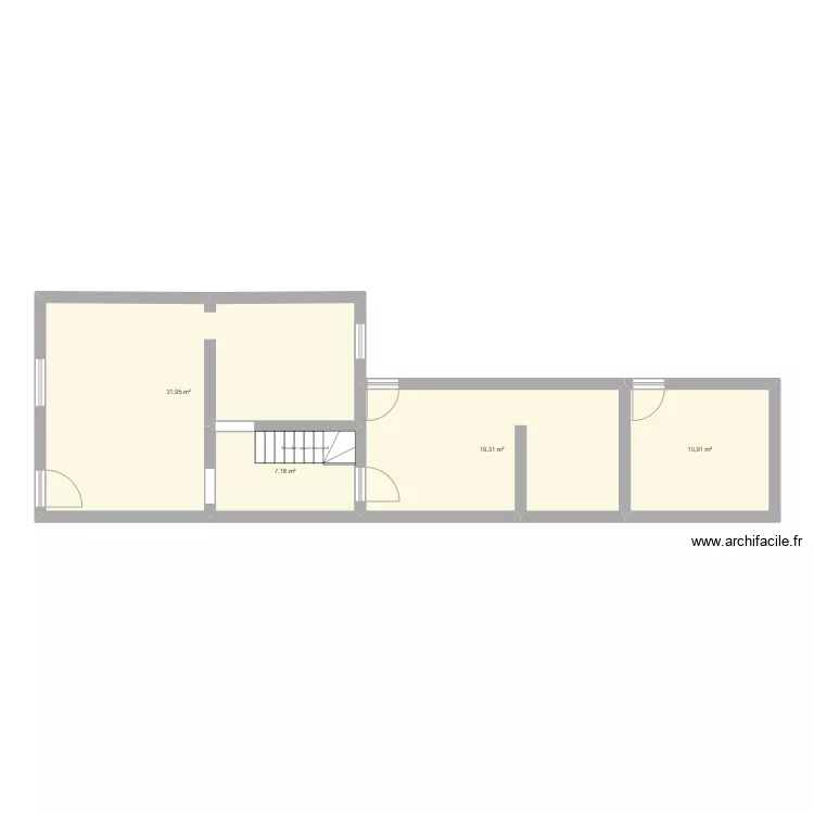 Maison myr. Plan de 
