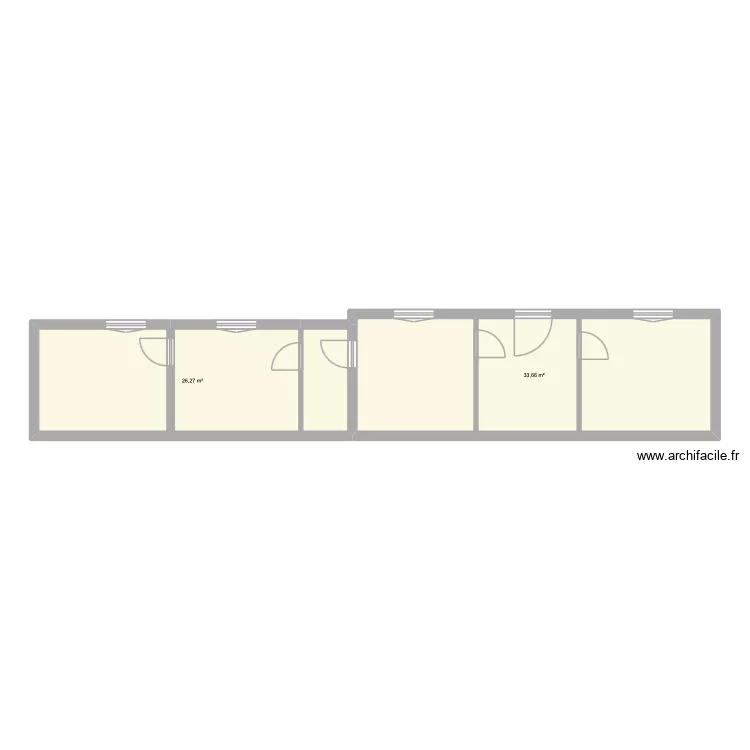 Quay P Bert 1. Plan de 2 et 60 m² Quay P Bert 1. Plan de 2 et 60 m²