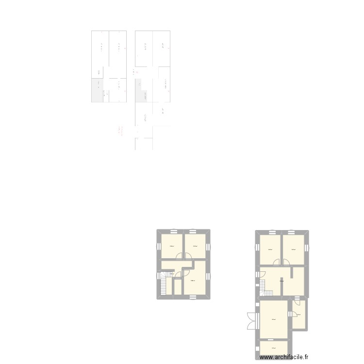 plan marcigny. Plan de 10 pièces et 161 m2