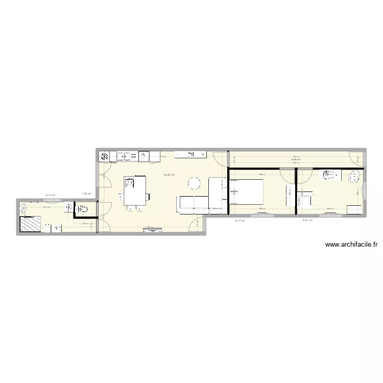 maison henin . Plan de 