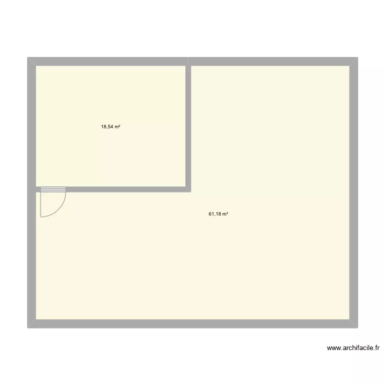 Test 2. Plan de 2 Pièces et 80 m² Test 2. Plan de 2 Pièces et 80 m²