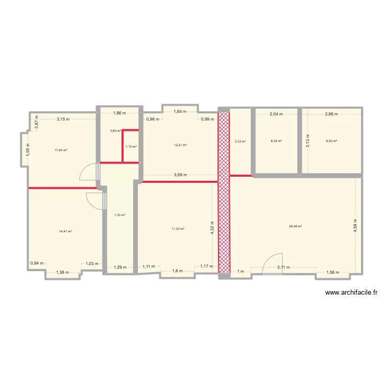 Maison futur 2. Plan de 
