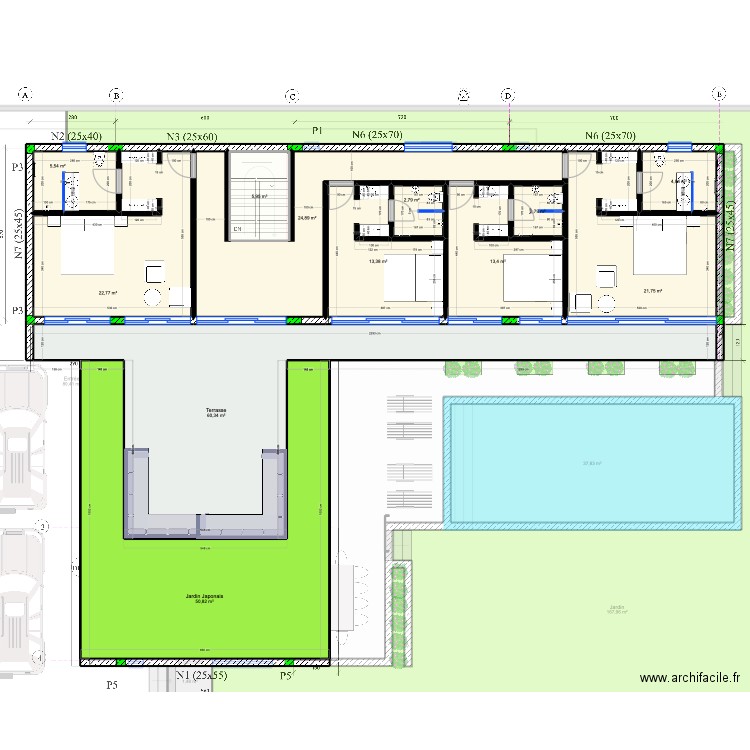 VILLA ALTEA VGP FINAL. Plan de 25 pièces et 780 m2