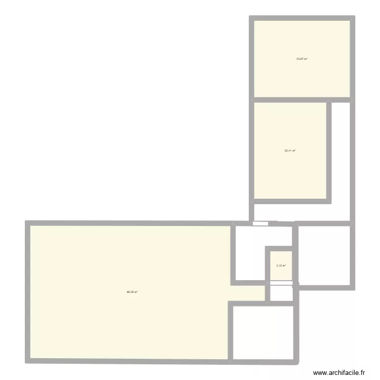 AGRANDISSEMENT 3. Plan de 0 pièce et 0 m2