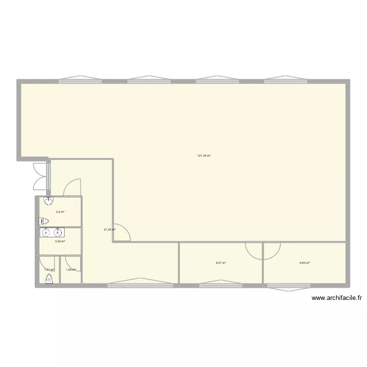 st ger 2. Plan de 8  et 171 m²