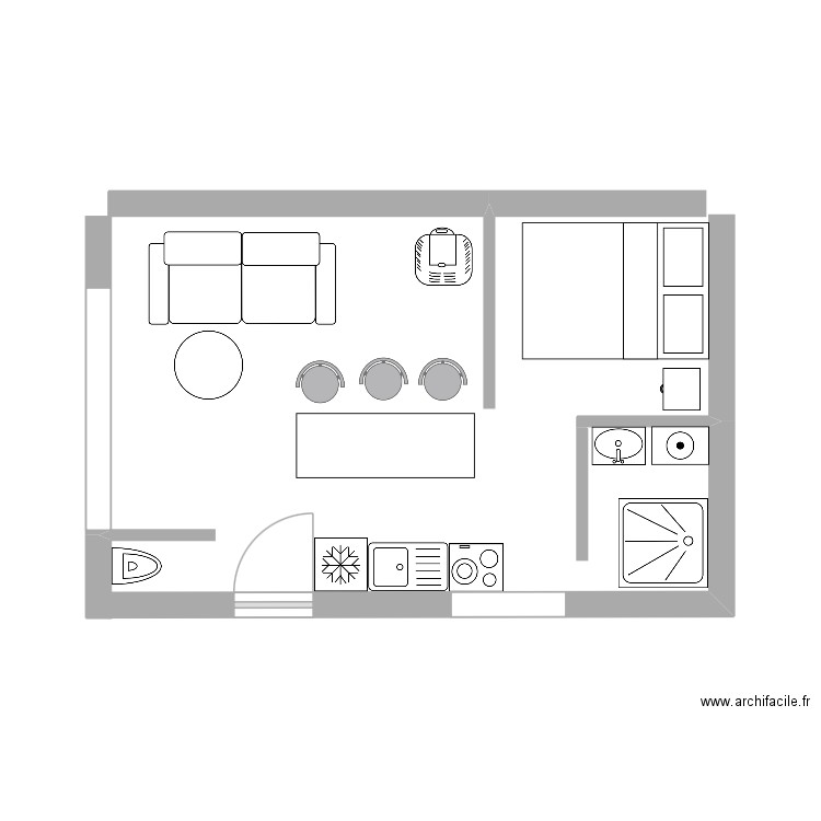 Local Boucau 2. Plan de 0 pièce et 0 m2