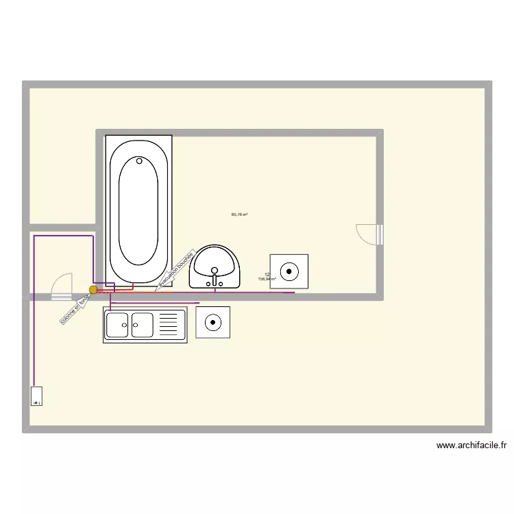 la bassée. Plan de la bassée. Plan de
