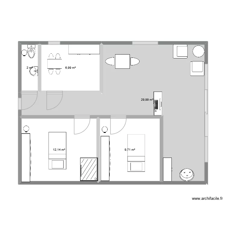 INSTITUT. Plan de 5 et 61 m² INSTITUT. Plan de 5 et 61 m²