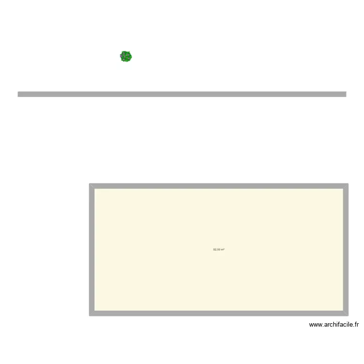 Gistoux 2. Plan de 1 Pièce et 93 m²
