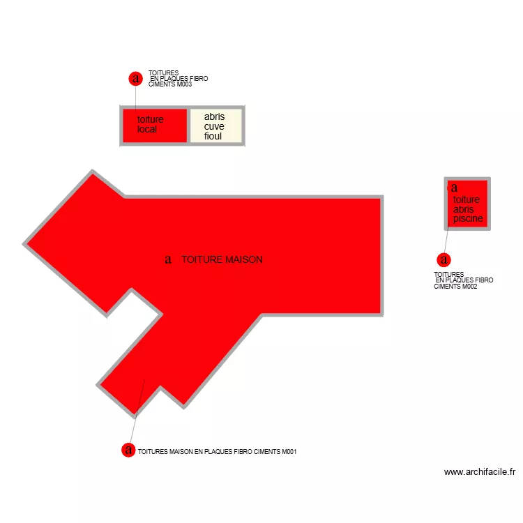 FROMENTAL TOITURE MAISON. Plan de 4  et 93 m²