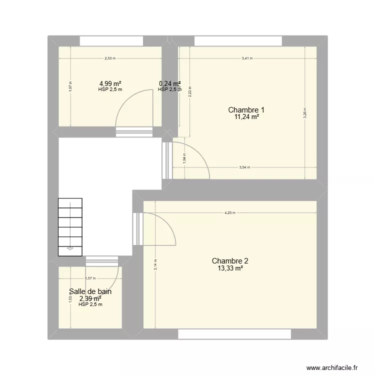 Clos bleuse tartine. Plan de 5 Pièces et 32 m² Clos bleuse tartine. Plan de 5 Pièces et 32 m²