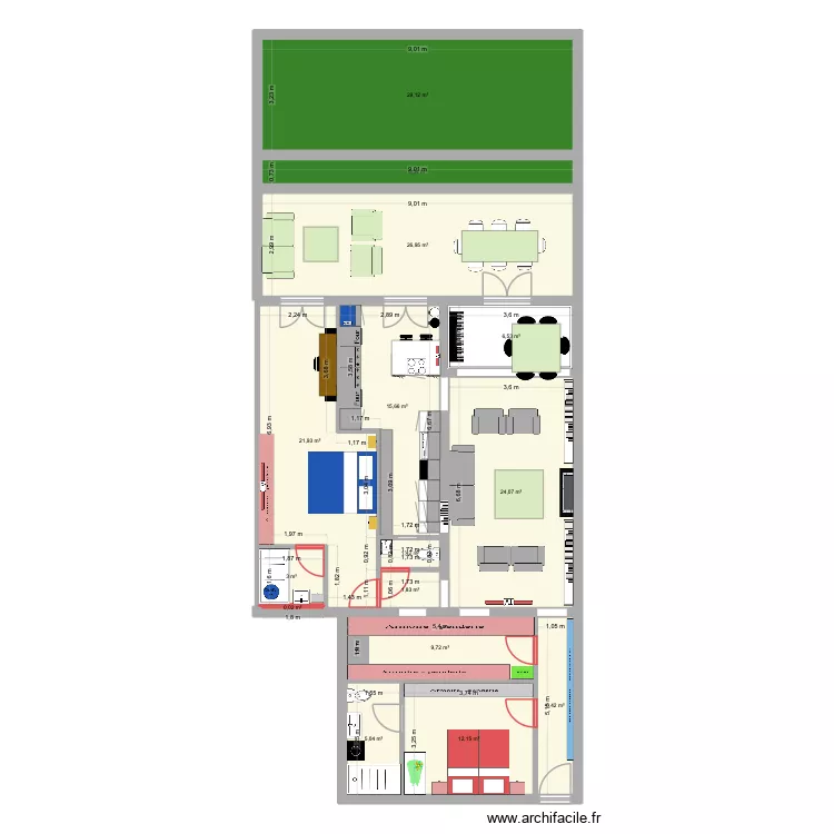 131 POMPE 19. Plan de 15 et 169 m² 131 POMPE 19. Plan de 15 et 169 m²